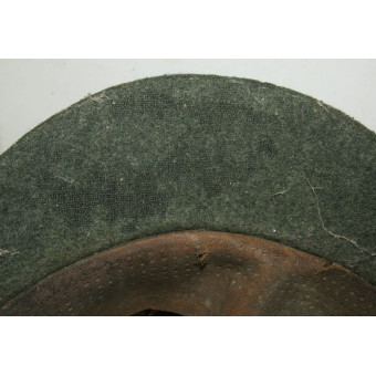 Wehrmacht artillery field crusher cap all wool construction. Espenlaub militaria