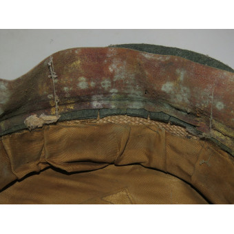 Wehrmacht artillery field crusher cap all wool construction. Espenlaub militaria