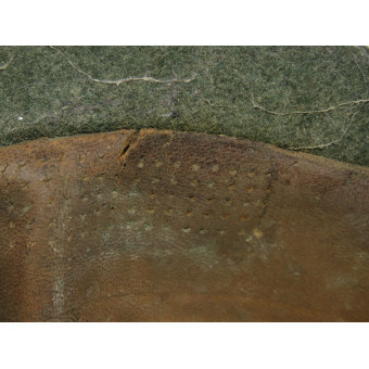 Wehrmacht artillery field crusher cap all wool construction. Espenlaub militaria