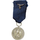 4 jaar trouwe dienst in de Wehrmacht medaille, Luftwaffe versie.