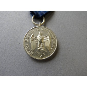 4 jaar getrouwe dienst in de Medaille van Wehrmacht, Luftwaffe-versie.. Espenlaub militaria