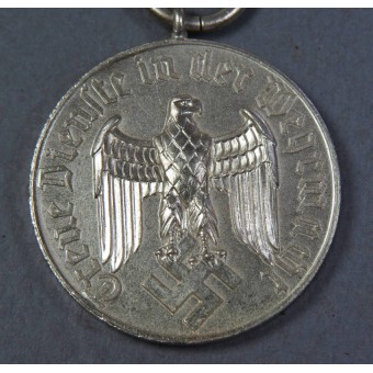 Medalj för fyra års trogen tjänstgöring i Wehrmacht, Luftwaffe-version.. Espenlaub militaria