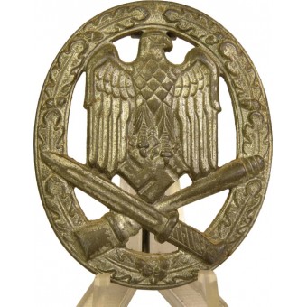 Allgemeine Sturmabzeichen, zinc, plateado. Espenlaub militaria