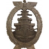 Flottenkriegsabzeichen der Kriegsmarine - Insignia de la Flota de Alta Mar, RS & S