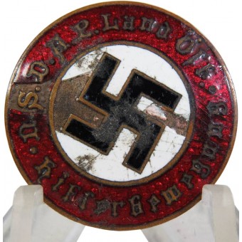 Hitler Bewegung Party Badge. Österrikiskt, tillverkat före 1933.. Espenlaub militaria