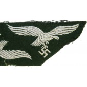 Águila pectoral de la Luftwaffe Forester o de las divisiones de campo, verde oscuro