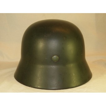 M 35 NS 64 à double décalque de casque allemand. Espenlaub militaria