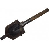 Soviet early M 38 leather cover and entrenching tool