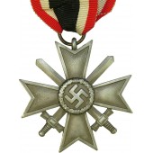 1939 the War Merit Cross with swords, "10", Förster & Barth Pforzheim Kriegsverdienstkreuz