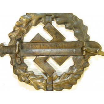 3:e riket, SA Stormtroopers sportmärke i brons SA-Sportabzeichen i brons. Espenlaub militaria