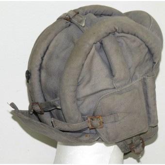 Танковый кирзовый шлем РККА с клеймом 1943 года. Espenlaub militaria