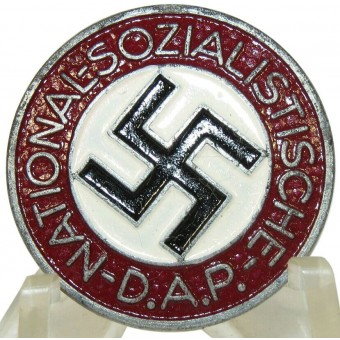 NSDAP Parteiabzeichen M1/34 - Karl Wurster, Markneukirchen. Espenlaub militaria