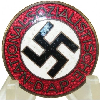 NSDAP Party Badge RZM M1/15 - Ferdinand Hoffstätter, Bonn am Rhein. Espenlaub militaria