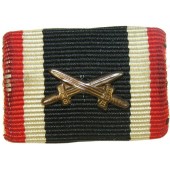 Наградная колодка для креста "За военные заслуги" второго класса с мечами