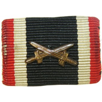 Mérito de clase segunda Guerra con espadas cinta bar. KVK2 cinta bar.. Espenlaub militaria