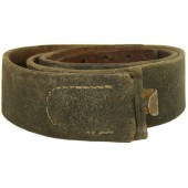 Wehrmacht, Luftwaffe or SS leather belt, 1942.