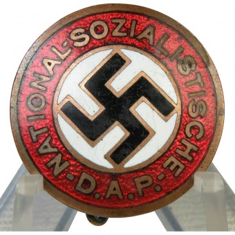 Tidig NSDAP-medlemsbricka, GES. GESCH. Espenlaub militaria