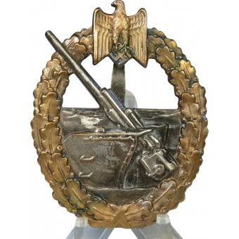 Знак Береговой артиллерии кригсмарине. Бунтметалл. Espenlaub militaria