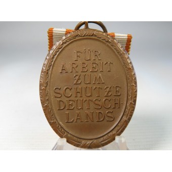 Deutsches Schutzwallehrenzeichen- Westwall medalla. Bronce. Espenlaub militaria