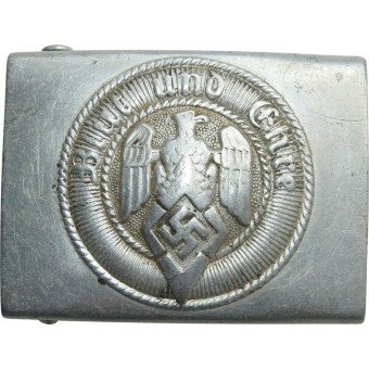 HJ bältesspänne i aluminium med mottot Blut und Ehre. M4/44 RZM. Espenlaub militaria