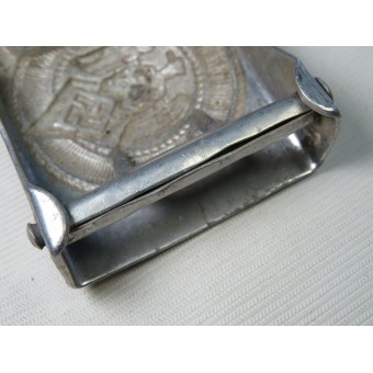 HJ hebilla del cinturón de aluminio con lema Blut und Ehre. M4 / 44 RZM. Espenlaub militaria