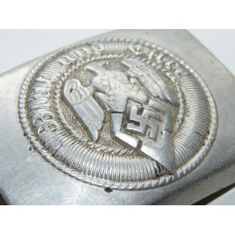 HJ bältesspänne i aluminium med mottot Blut und Ehre. M4/44 RZM. Espenlaub militaria