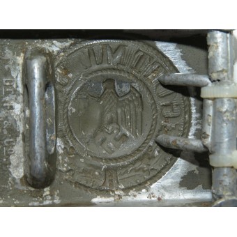 Алюминиевая пряжка Вермахта. Dr. Fr. & Co. Espenlaub militaria