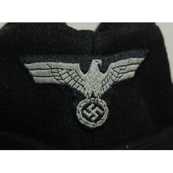 Toisen maailmansodan saksalainen Wehrmacht Panzer Side Cap for Signals -henkilöstö. Espenlaub militaria