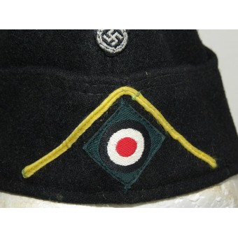 Toisen maailmansodan saksalainen Wehrmacht Panzer Side Cap for Signals -henkilöstö. Espenlaub militaria