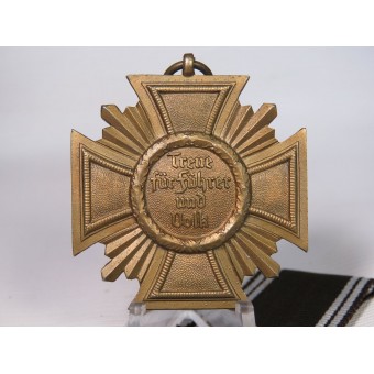3. luokka NSDAP Long Service Award-NSDAP Dienstauszeichnung pronssissa. Espenlaub militaria