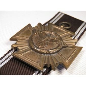 3. luokka NSDAP Long Service Award-NSDAP Dienstauszeichnung pronssissa. Espenlaub militaria