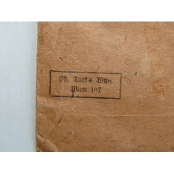 Bag of issue for the War merit cross 1939 w/swords. Türks Witwe. Espenlaub militaria