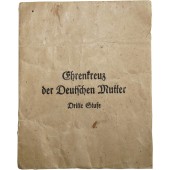 Наградной конверт для Креста немецкой матери 3 класса