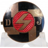 Distintivo de miembro de la Deutsche Jungvolk, marcado GES. GESCH