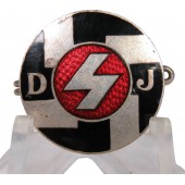 Distintivo del membro del Deutsche Jungvolk, marcato R.D.N.D.J.