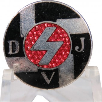 Distintivo DJ con le lettere DJV, Steinhauer & Fortuna, Ludenscheid.. Espenlaub militaria
