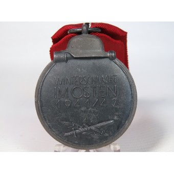 J.E. Hammer & Söhne Winterschlacht medalj med märkning  55. Espenlaub militaria