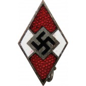 Insignia de miembro de las Hitler Jugend M1 / 159 RZM. Hanns Doppler