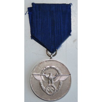 Polizei-Dienstauszeichnung 3.Stufe- 3. Reichspolizei-Medaille für 8 Jahre Dienst in der Polizei. Espenlaub militaria