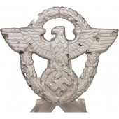 Águila encontrada en el campo de batalla para el casco de la 3ª Reich Polizei