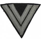 Waffen SS midden in de oorlog gemaakt rang chevron voor SS-Rottenführer