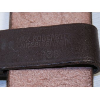 N.S.D.A.P. cinturón marrón para los líderes, RZM marcado.. Espenlaub militaria