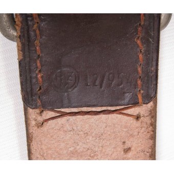 N.S.D.A.P. brown belt for leaders, RZM marked.. Espenlaub militaria