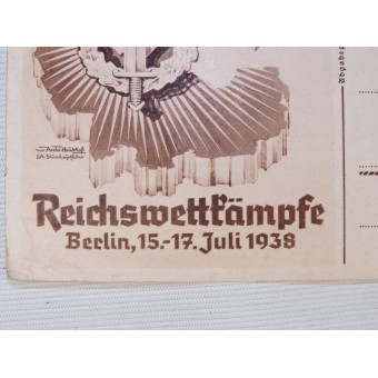 Postcard SA giorni di sport 1938.. Espenlaub militaria