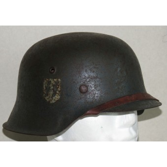 Allemand Waffen-SS casque en acier M42. Espenlaub militaria