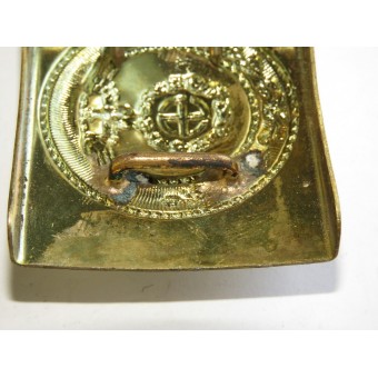 Terzo Reich SA Sturmabteilungen un pezzo die timbrato fibbia della cintura con una svastica al rotolamento. Espenlaub militaria
