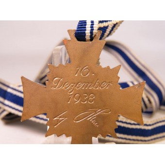 3ème Reich: la croix de Mère 16/12/1938, troisième classe, bronze. Espenlaub militaria