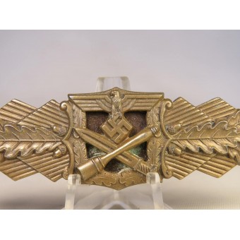 Close combat clasp,  S&L in Bronze. Espenlaub militaria