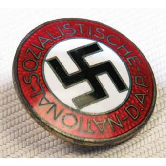 Erittäin harvinainen NSDAP-jäsenmerkki M1 / ​​160, E. Reihl-Linz. Espenlaub militaria