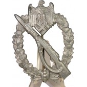 Distintivo della fanteria d'assalto tedesca F. Wiedmann. Zinco